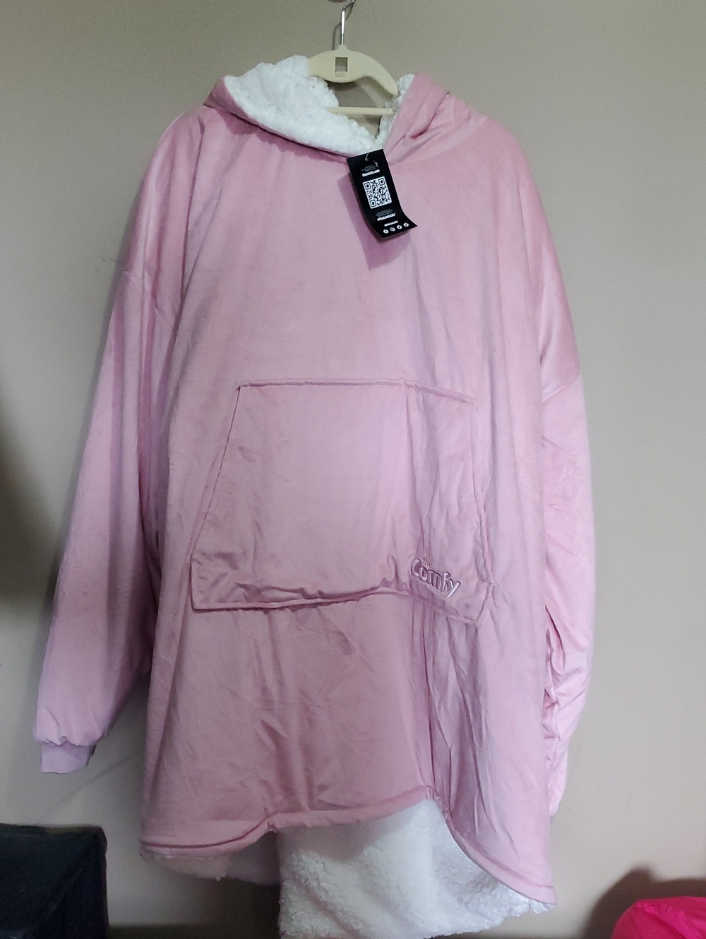The Comfy Original Sherpa-Lined Hoodie Blanket